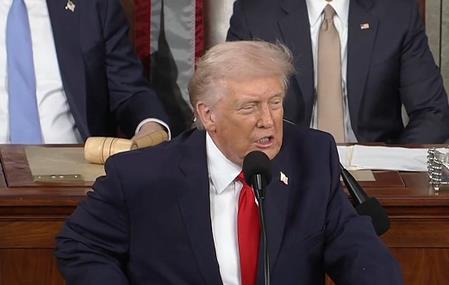 Trump Claims Global Reset As Economy Surges In His State Of The Union Address