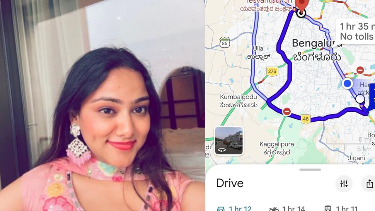 Tráfico de Bengaluru: una mujer elige una ruta de 47 km para un viaje de 23 km para evitar la congestión y dice que era más rápido.