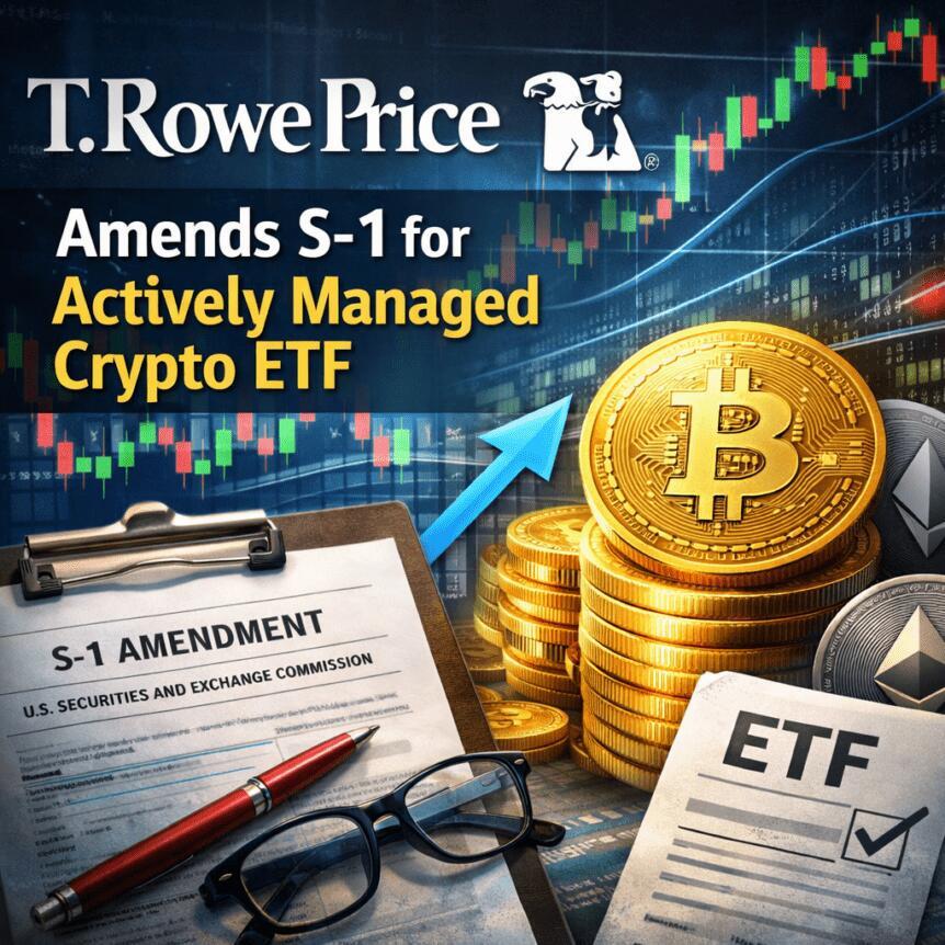 يقوم T. Rowe Price بتعديل S-1 لصناديق الاستثمار المتداولة للعملات المشفرة المُدارة بشكل نشط