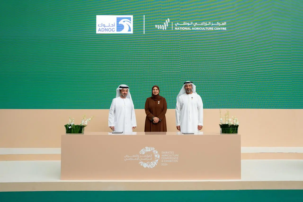 المركز الوطني للزراعة يوقع خمس مذكرات تفاهم استراتيجية في مؤتمر ومعرض الإمارات الزراعي 2026 لتعزيز الابتكار والاستدامة والأمن الغذائي