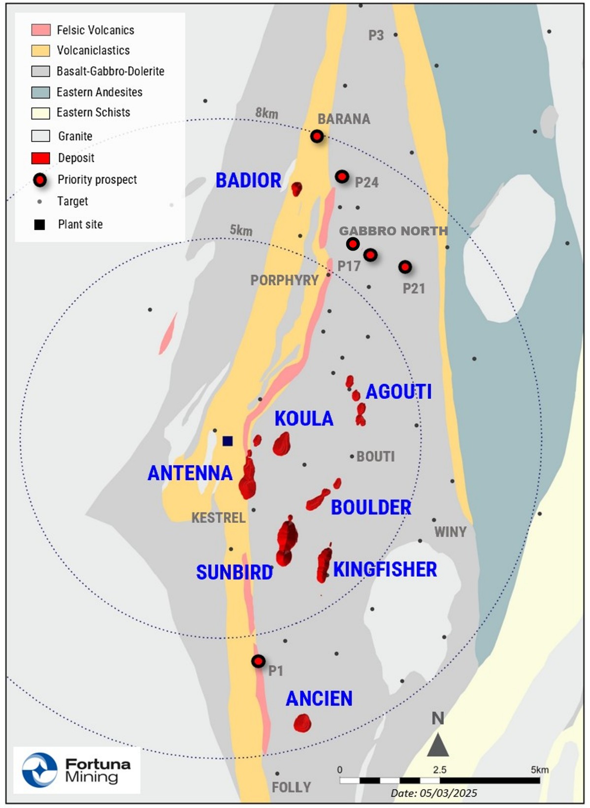 Fortuna Extends High Grade Gold Mineralization at Sunbird, Including 6.1 g/t Au over 18.9 meters, Séguéla Mine, Côte d’Ivoire