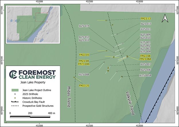 Foremost Clean Energy Reports Results of its Historic Core Sampling Program at its Jean Lake Property