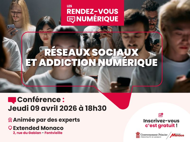موناكو تطلق سلسلة "Rendez-vous du Numérique" مع التركيز على وسائل التواصل الاجتماعي والإدمان الرقمي