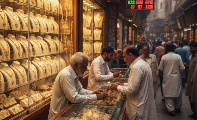 Gold prices fall by Rs21,400 in Pakistan