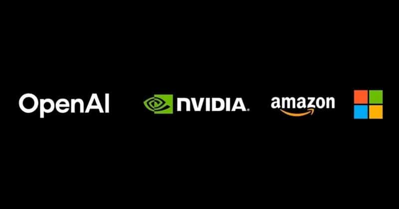 تخطط شركات NVIDIA ومايكروسوفت وأمازون لاستثمار ما يصل إلى 60 مليار دولار في OpenAI.