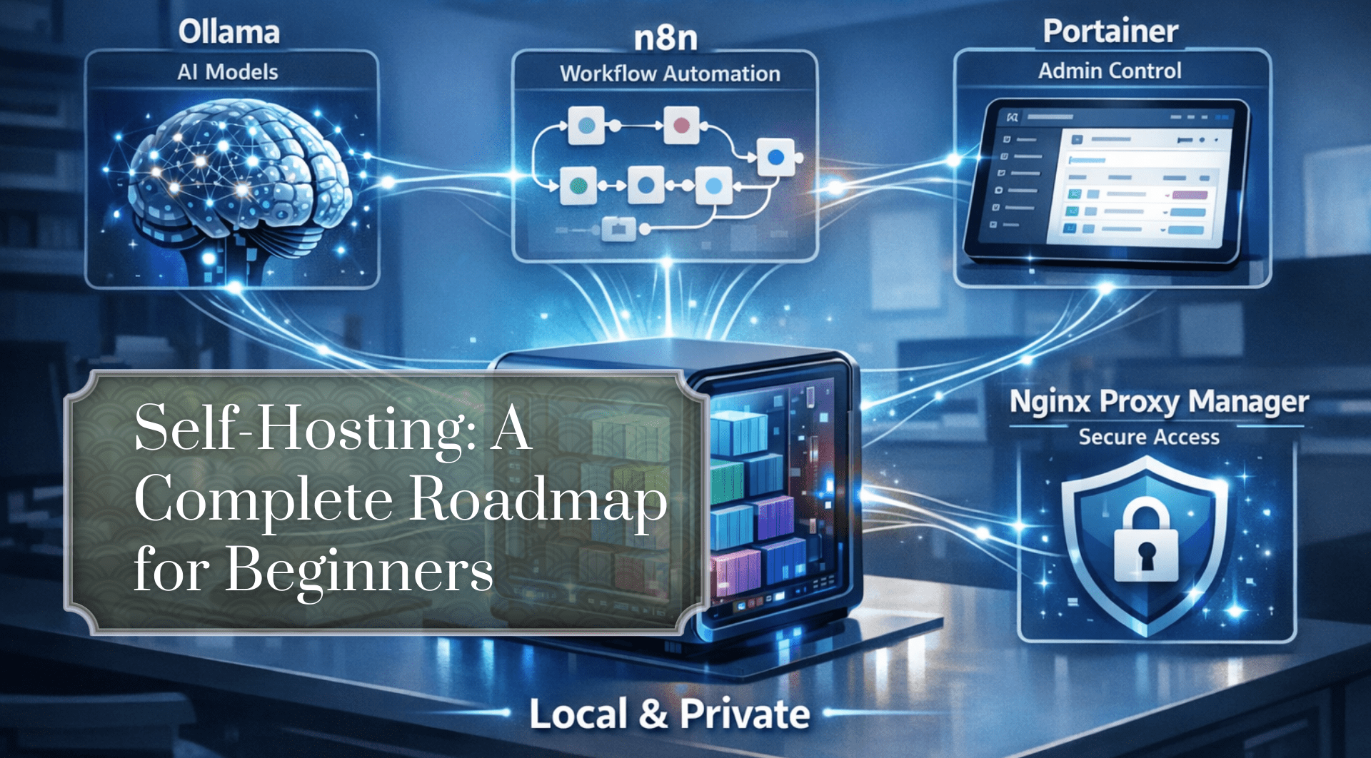IA autohospedada: una hoja de ruta completa para principiantes
