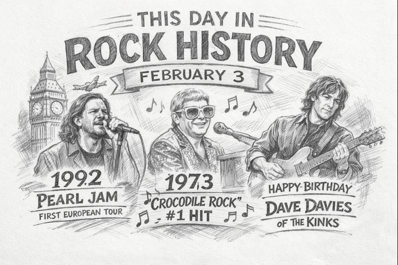 THIS DAY IN NEWHD ROCK HISTORY – FEBRUARY 3 – NEWHD Radio