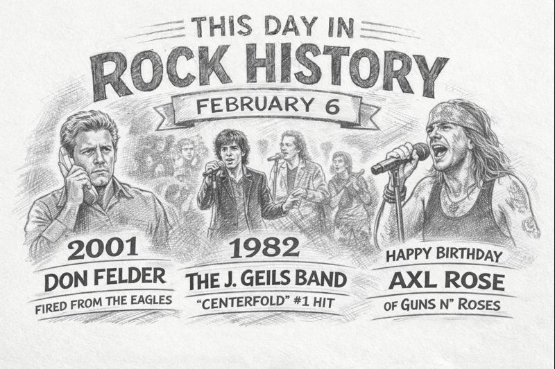 THIS DAY IN ROCK HISTORY – FEBRUARY 6 – NEWHD Radio