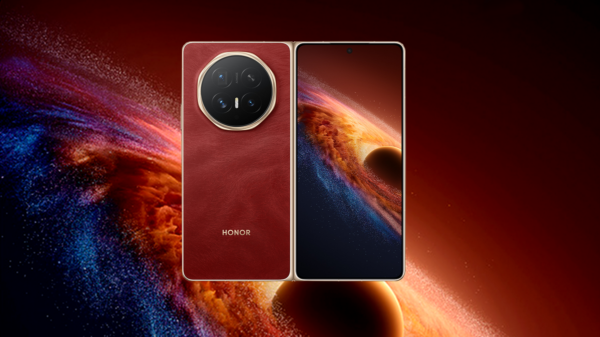 Honor Magic V6 revelado en un magnífico color rojo