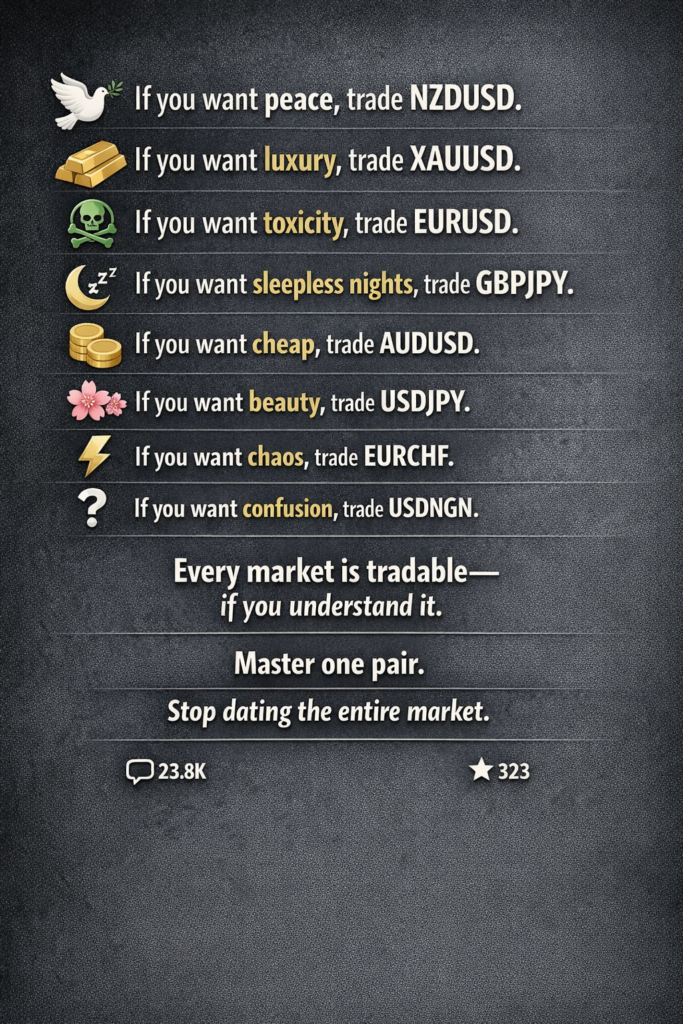 No todos los mercados son iguales: la verdad detrás de las “personalidades” de los pares de Forex