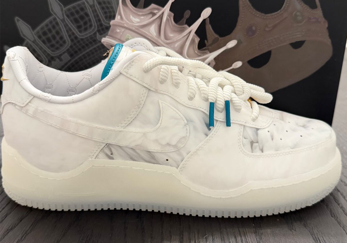 This LeBron James Nike Air Force 1 Is Chiseled From Marble