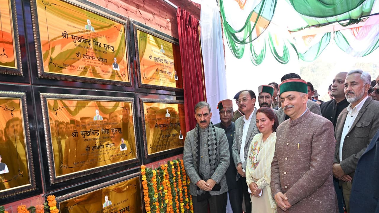 HP CM Sukhu launches Rs 32 cr projects; mourns Kinnaur accident deaths