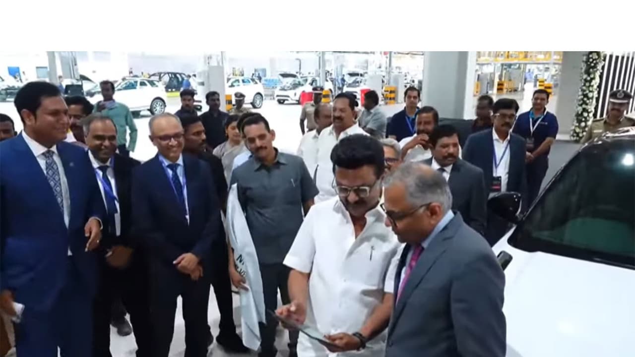 TN CM Stalin inaugurates Rs 9,000 cr Tata-JLR plant in Ranipet