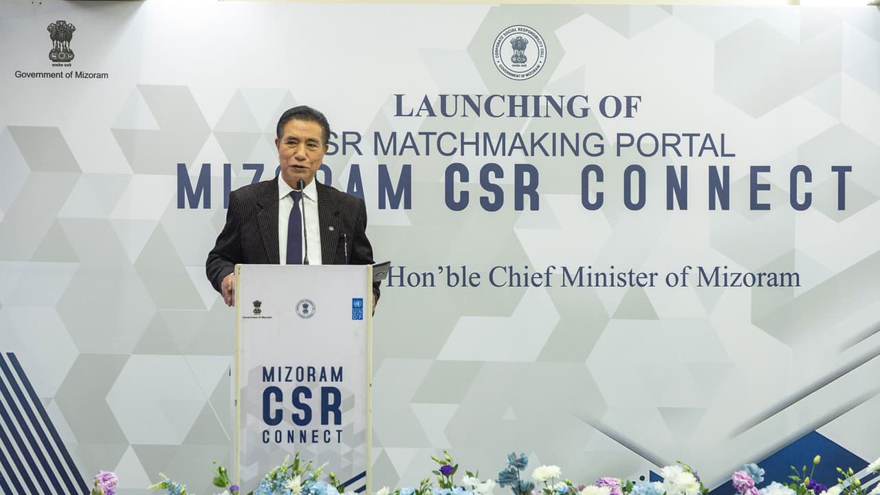 Mizoram launches 'CSR Connect' portal to bridge donors and seekers