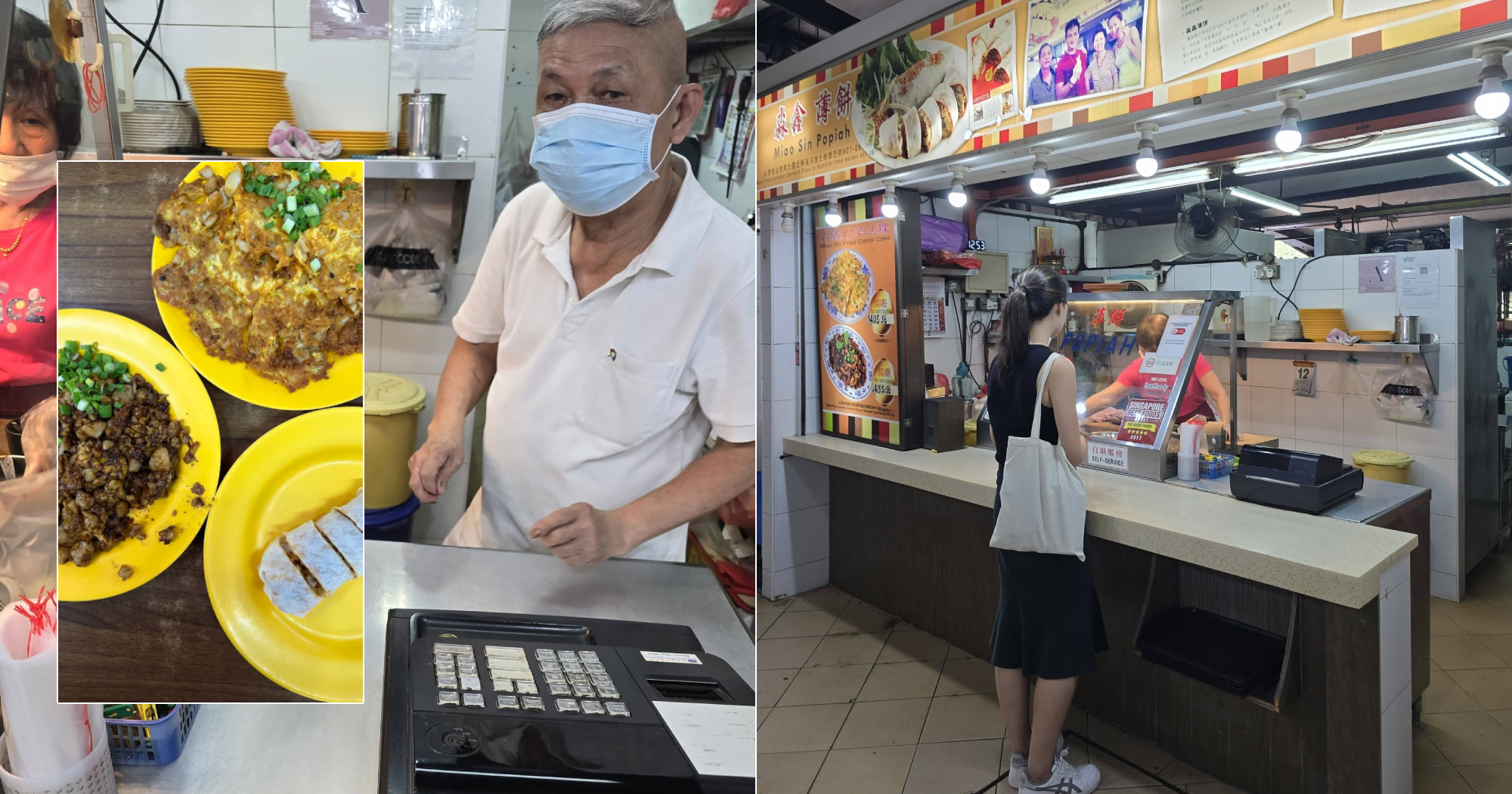El puesto de pastel de zanahoria Popiah en el mercado de Balestier cerrará después de 45 años en el negocio