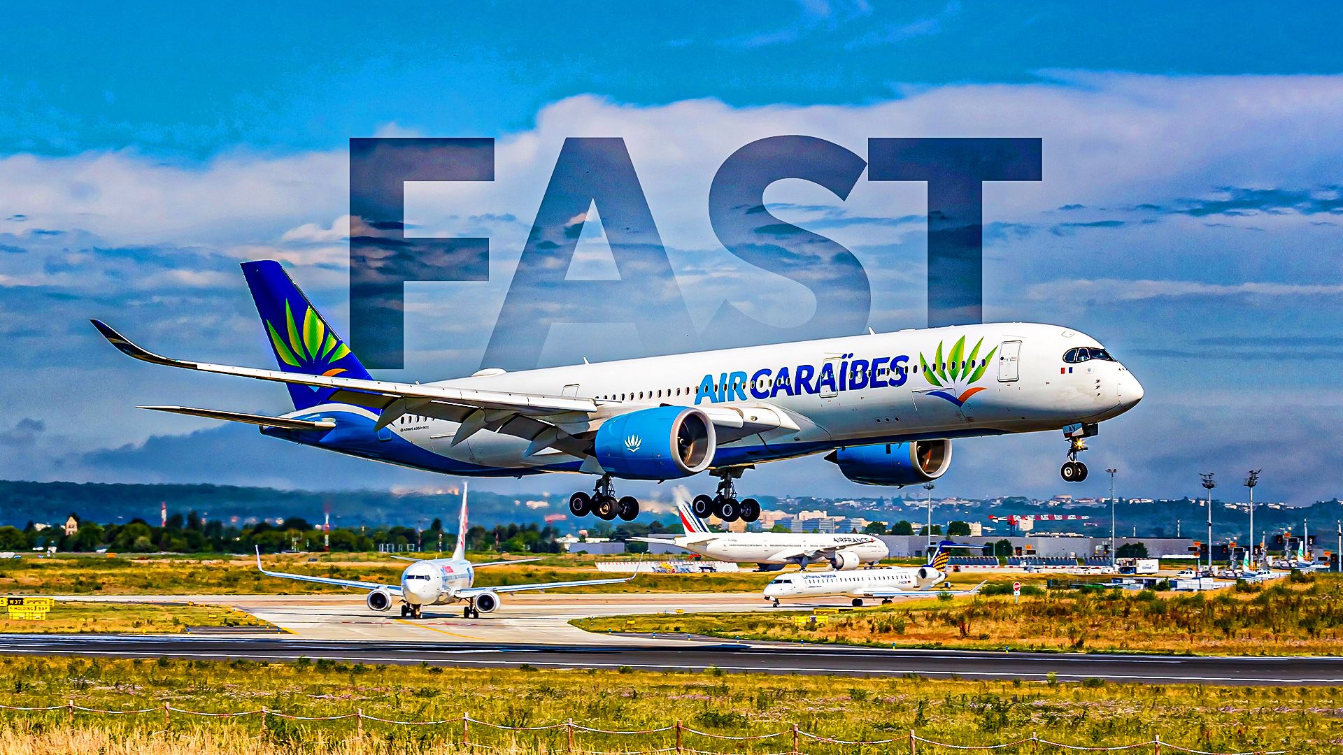 Así de rápido puede volar el Airbus A350