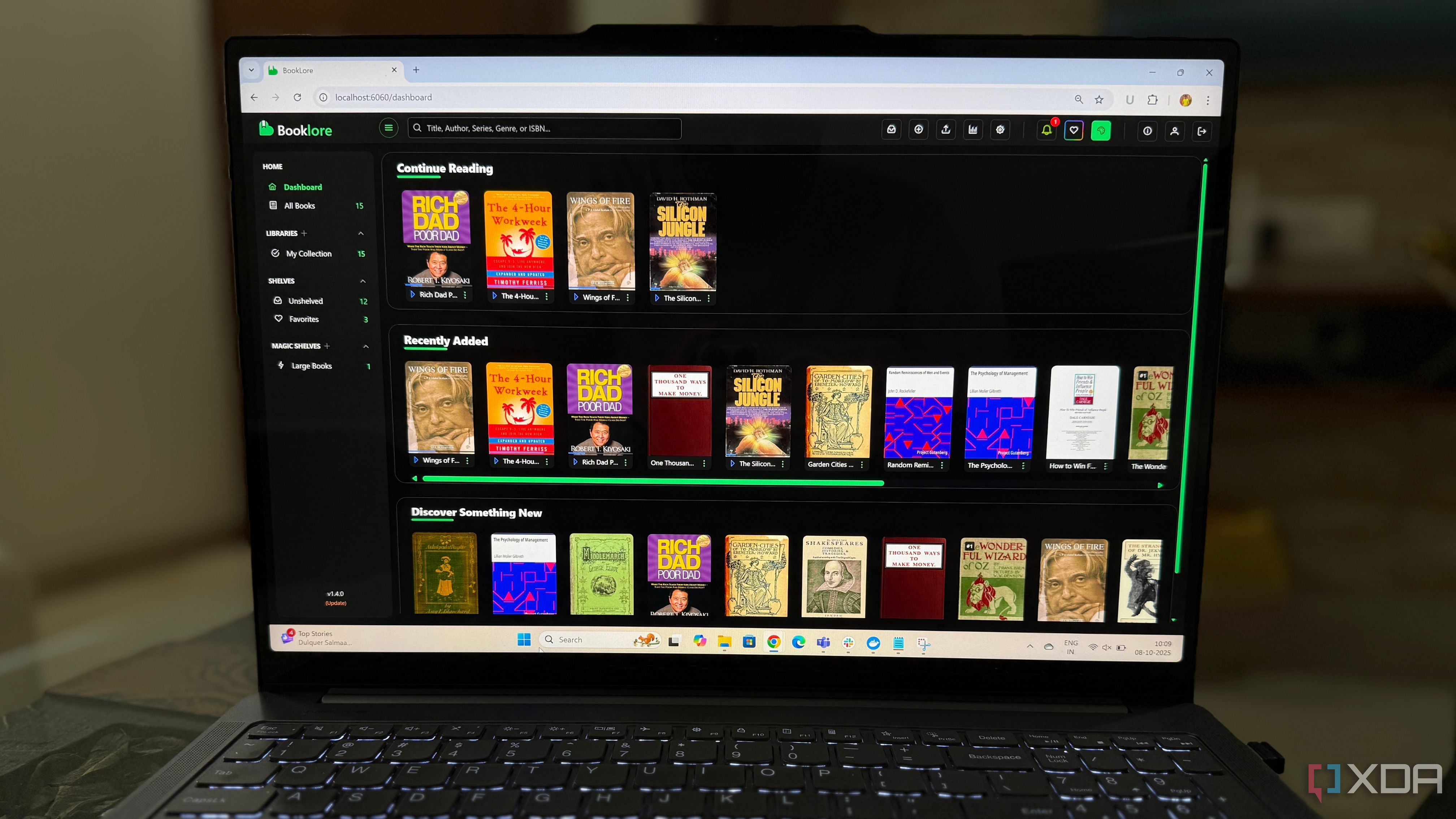قام هذا التطبيق المستضاف ذاتيًا بإصلاح مجموعة الكتب الإلكترونية الفوضوية بين عشية وضحاها