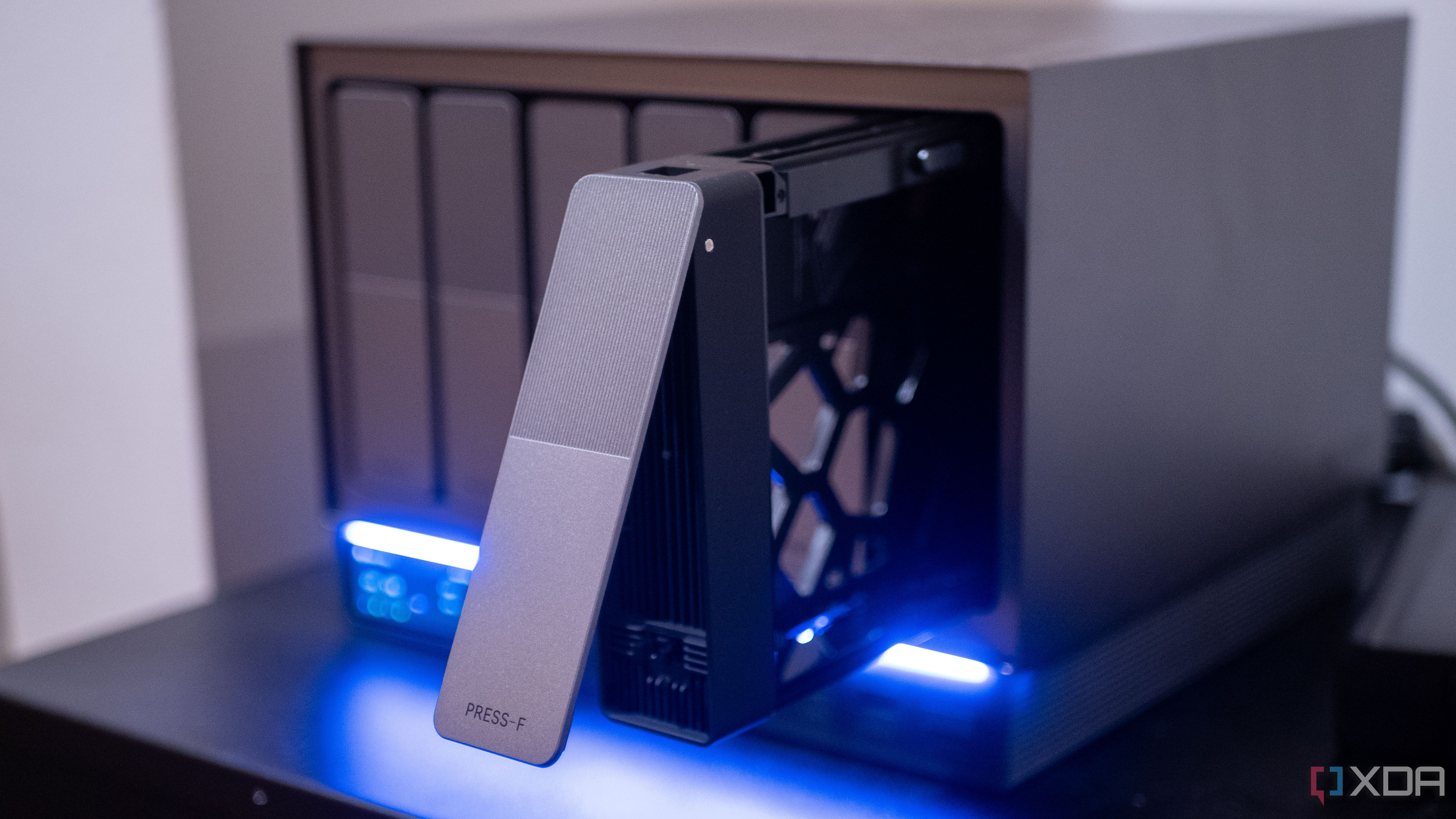 This NAS wouldn't give me SSH access, so I hacked into it instead