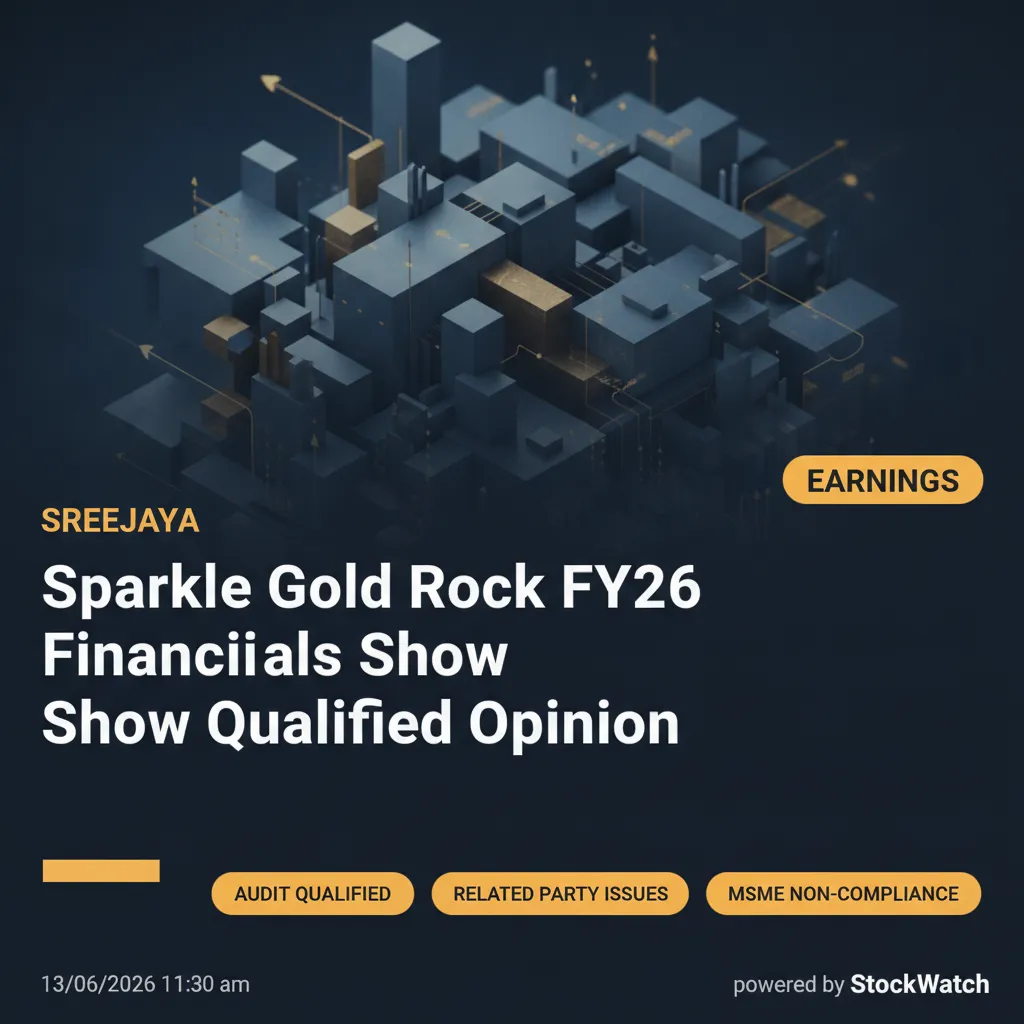 Sparkle Gold Rock FY26 Financials Show Qualified Opinion