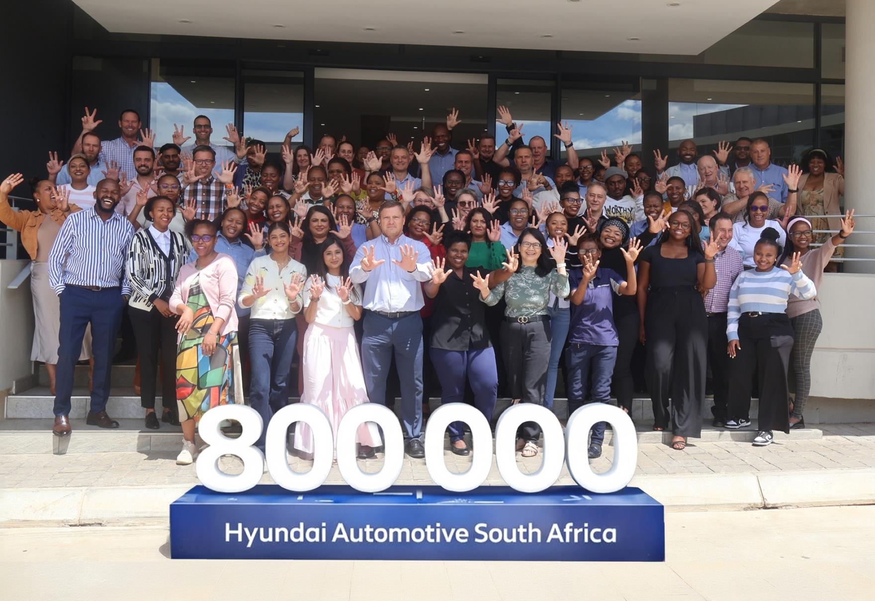 Hyundai alcanza el hito de ventas de 800.000 en Sudáfrica después de 25 años