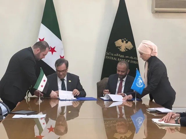 برنامج الأمم المتحدة الإنمائي ومصرف سوريا المركزي يطلقان شراكة لتحقيق استقرار النظام المالي