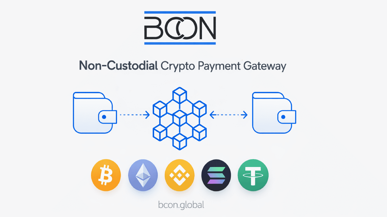 Bcon Global Launches Non-Custodial Crypto Payment Gateway