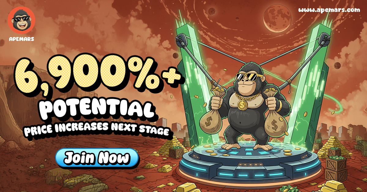 Crypto Bull Run 2026: la preventa de APEMARS se dispara como la próxima gran criptomoneda con un retorno de la inversión del 6900%, mientras que Pudgy Penguins sube un 0,98% y Floki se desliza un 0,33%