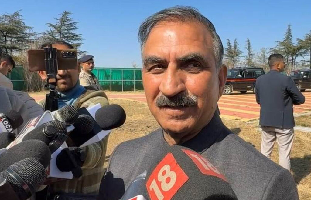 Instead of Targeting Me, Meet PM Over Revenue Deficit Grant Issue: CM Sukhu to BJP