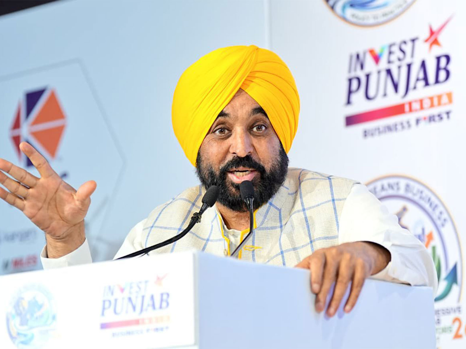 Bhagwant Mann agradece a los inversores en la Cumbre de Inversores Progresistas de Punjab 2026