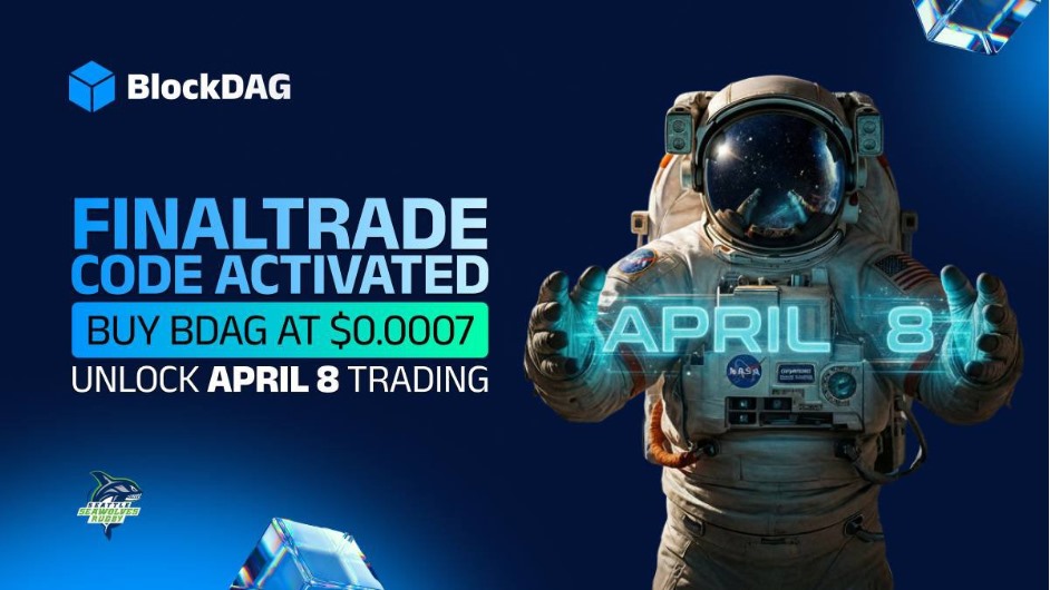 ¡BlockDAG activa la ventana de entrada de $0.0007 con el código FINALTRADE! El precio de Pippin se desploma un 49% y Shiba Inu prevé un repunte del 50%
