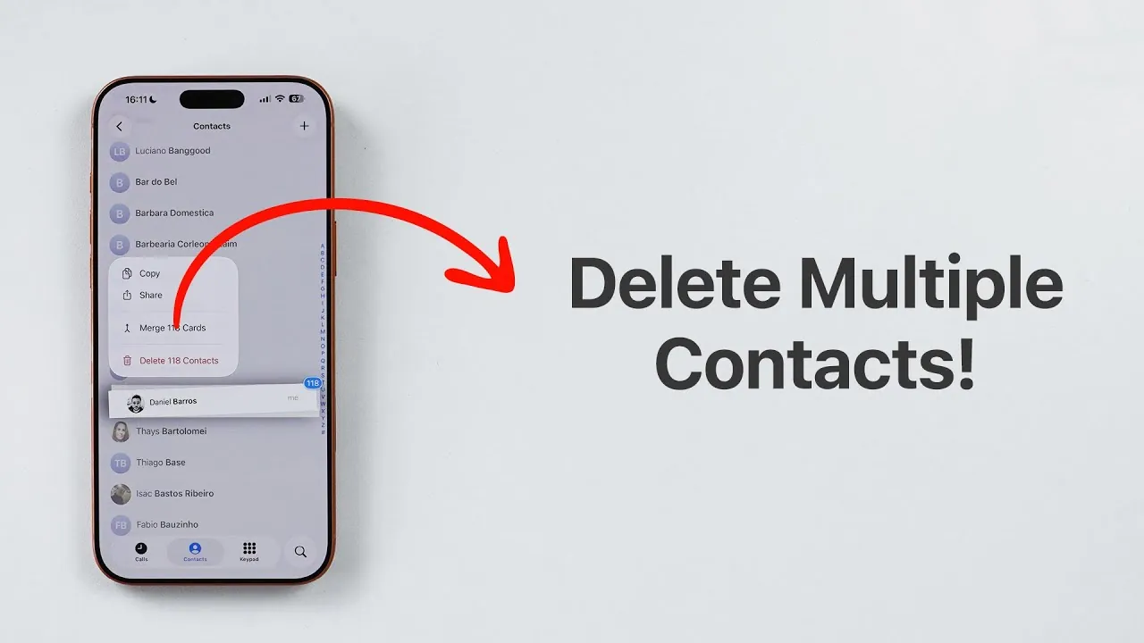 iPhone Users: The Easiest Way to Delete Multiple Contacts at Once