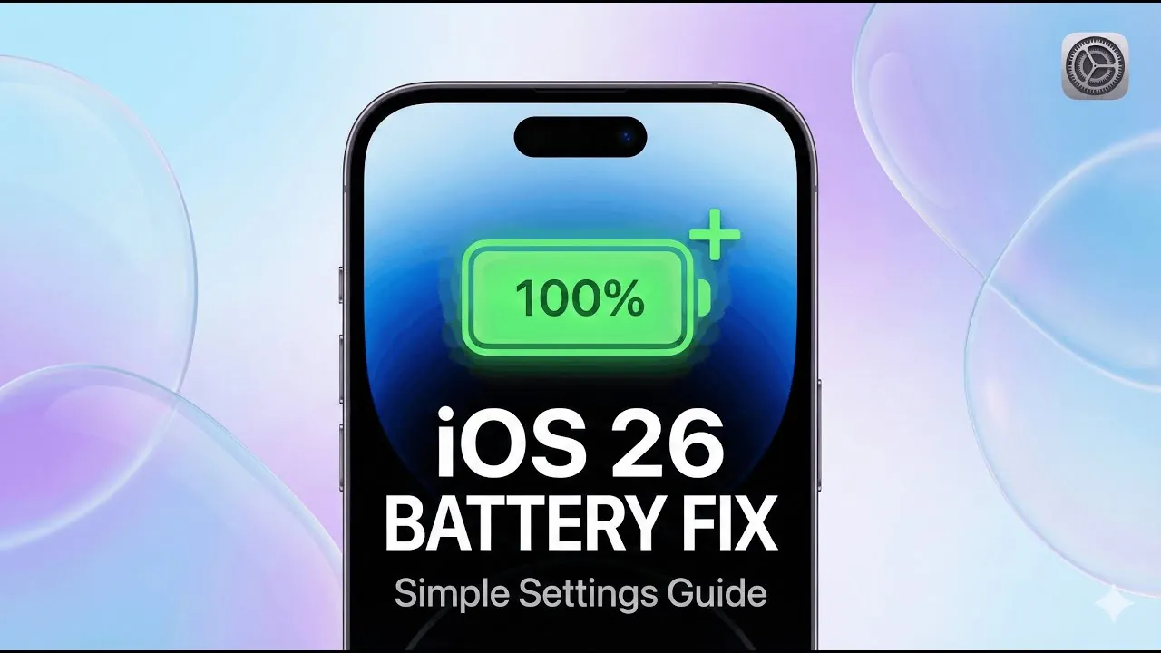 iOS 26 Draining Your iPhone Battery? Here’s How to Fix It Fast!