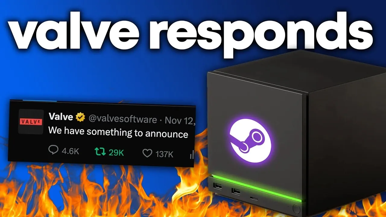 Valve Responds to Steam Machine Delay : Release Window Holds, Pricing Waits on Memory Costs
