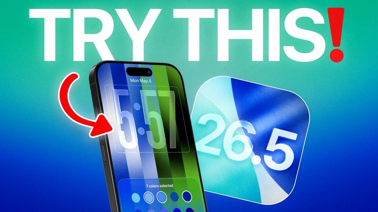 The New Custom Wallpapers in iOS 26.5 are a Game Changer