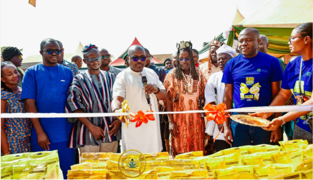 وزير الإقليم الغربي العلوي يطلق منتجات كيدان القائمة على الذرة.