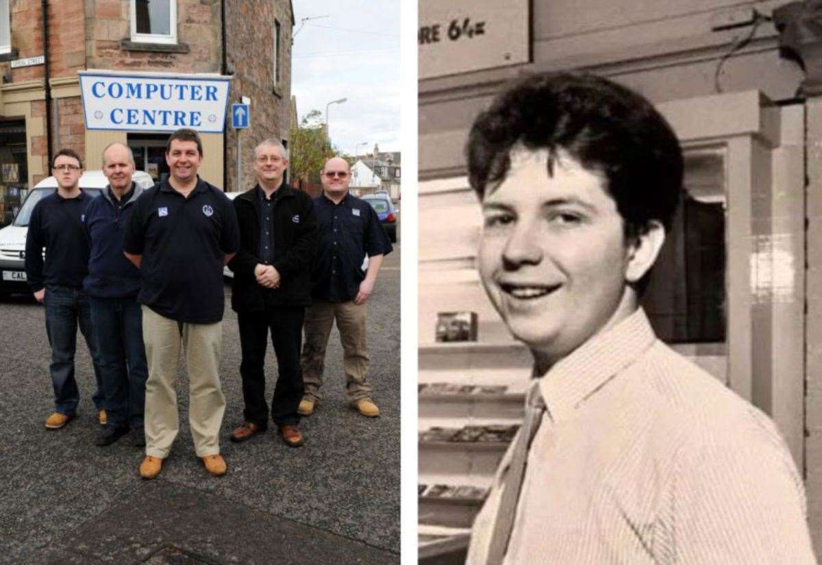 40 años después... El sueño del joven de 16 años sigue vivo mientras la empresa informática de Inverness que ayudó a Tony Blair celebra un cumpleaños especial.