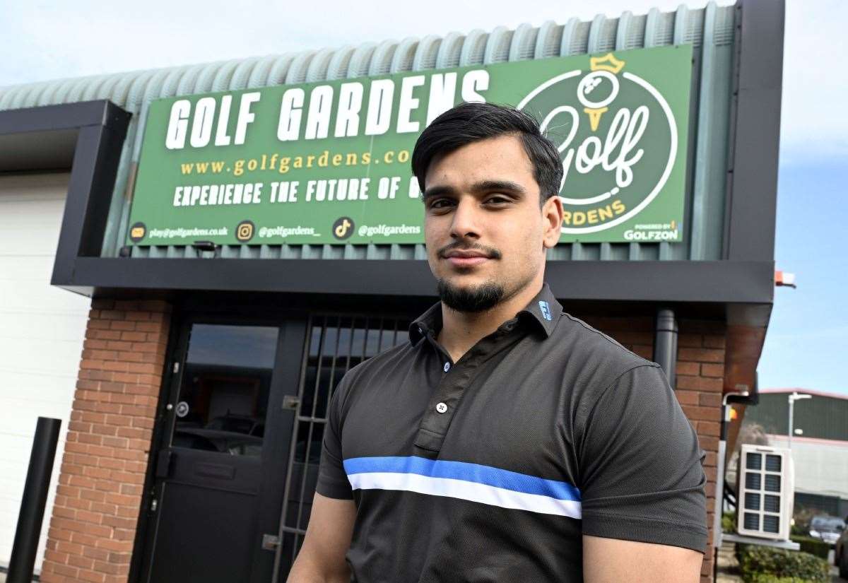 ‘The technology sells itself’: Young entrepreneur opens state-of-the-art golf room