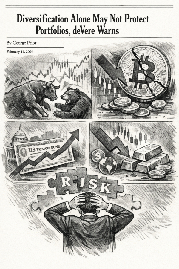 قد لا يحمي التنويع وحده المحافظ الاستثمارية، دي فير تحذر