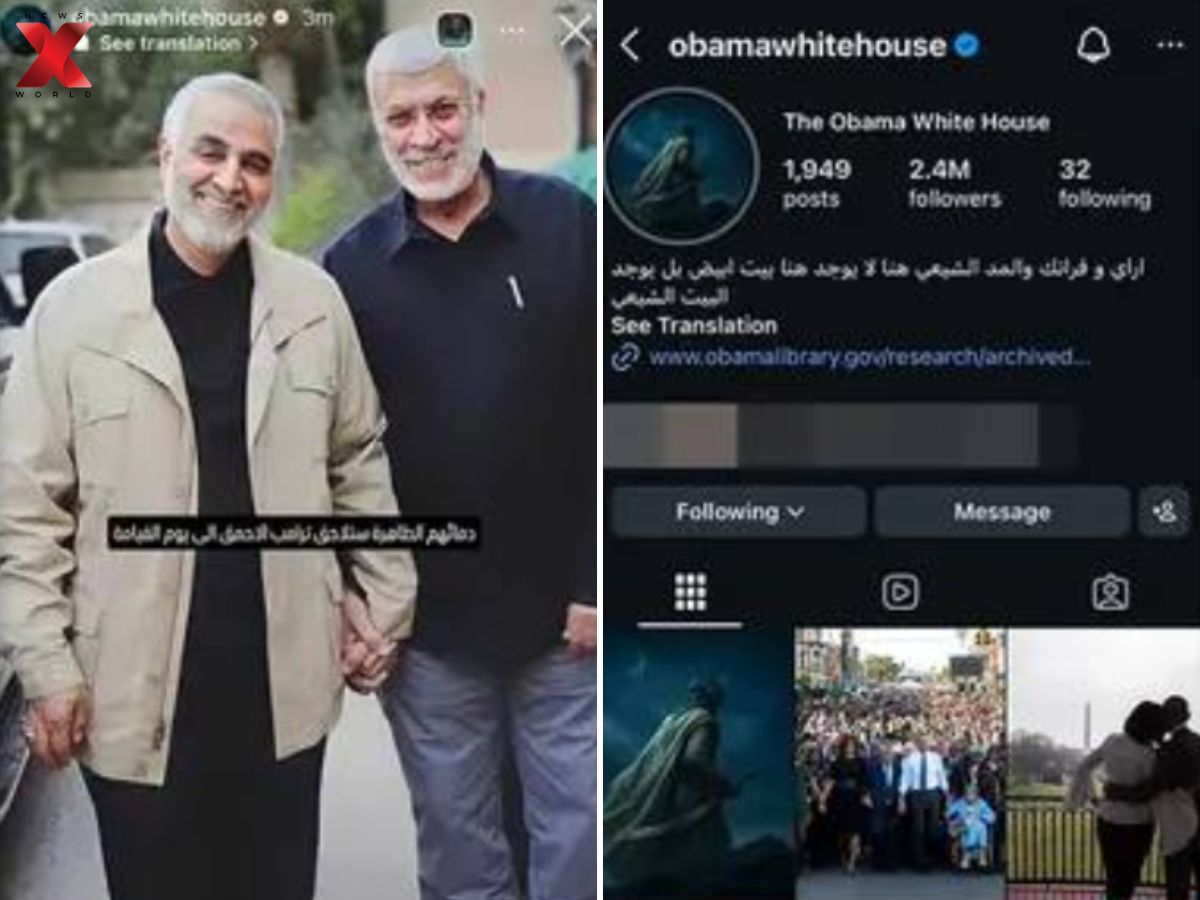 "البيت الأبيض تحت سيطرة الشيعة": تعرض حساب إنستغرام الخاص بالبيت الأبيض القديم لباراك أوباما للاختراق، وتم الاستيلاء على صور الجنرال الإيراني قاسم سليماني