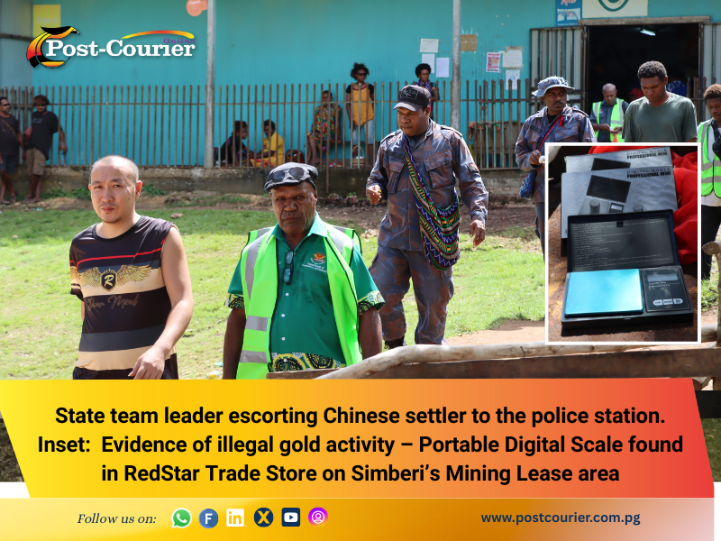 State agencies conduct investigation into alleged illegal mining activities at Simberi