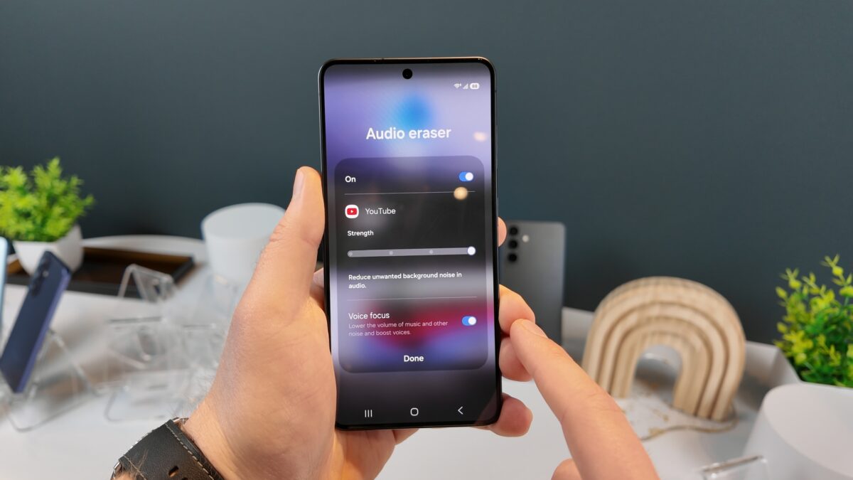 Galaxy S26 AI Audio Eraser puede eliminar el fondo de las aplicaciones de transmisión