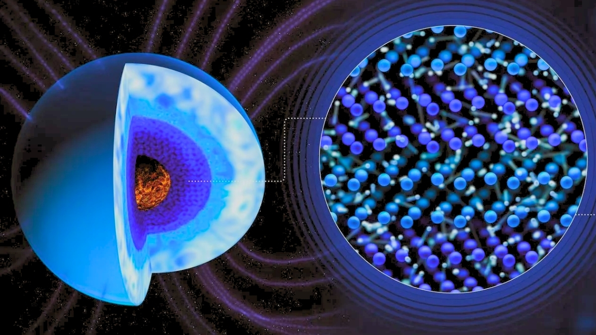 Hot, Black Ice Might Be Responsible For Neptune's Wild Magnetism