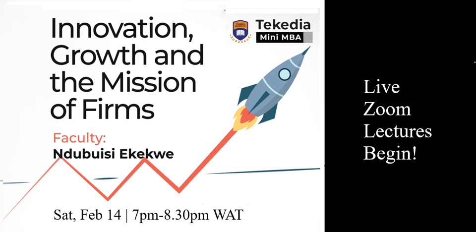 Comienzan las conferencias Zoom en vivo del Tekedia Mini-MBA