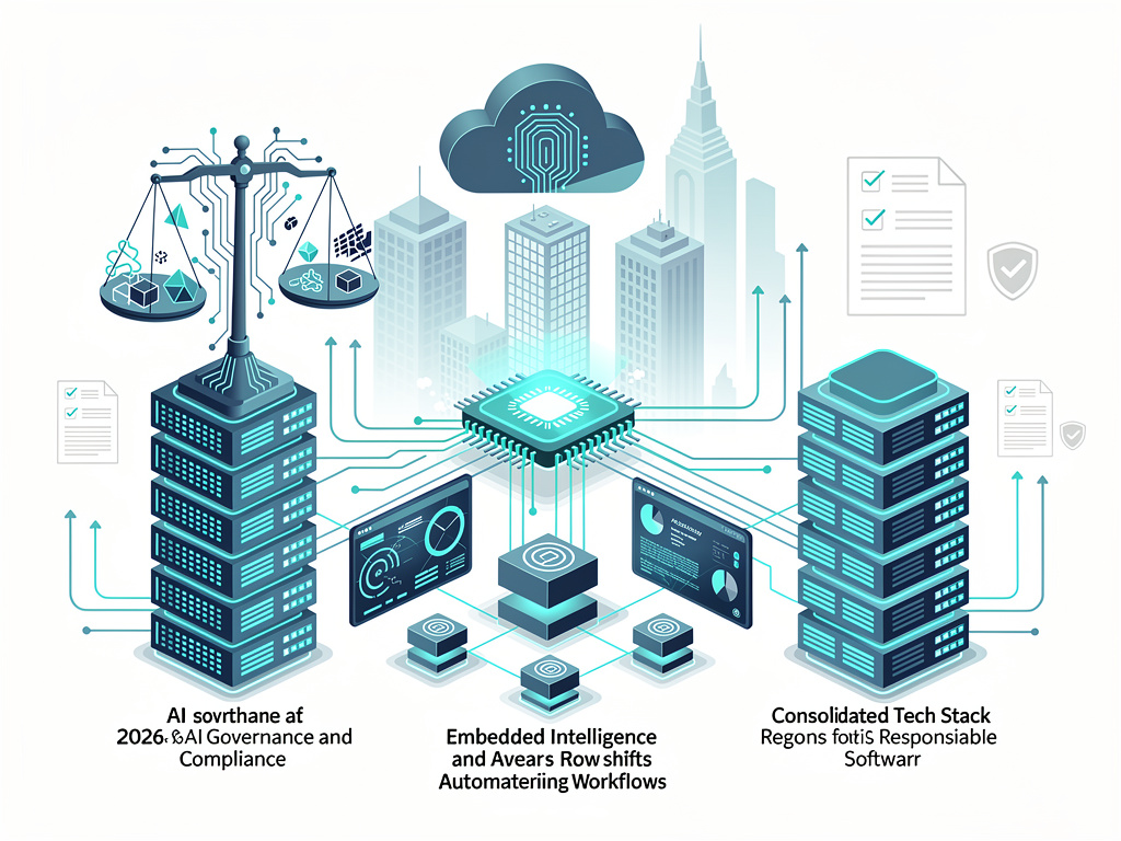 حوكمة الذكاء الاصطناعي وتوحيد التكنولوجيا: محاسبة 2026 على موعد مع الحساب